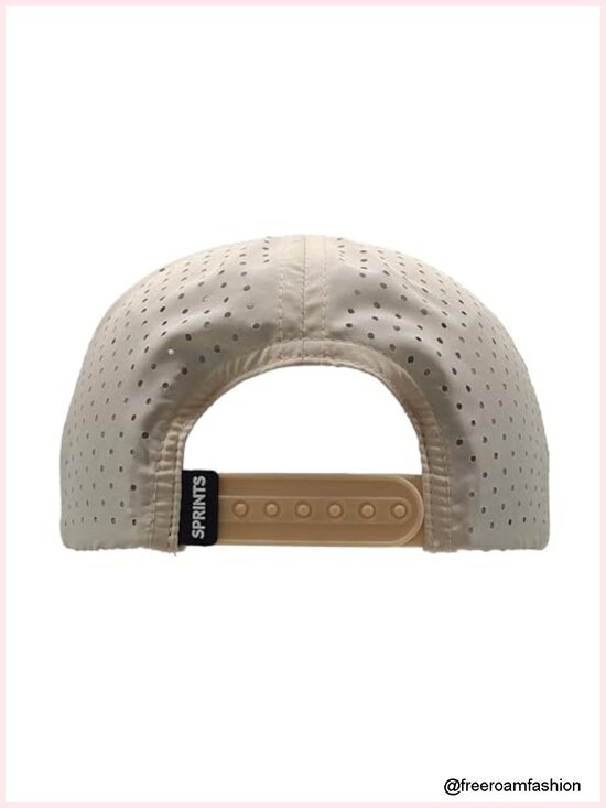 Structured Quick-Dry Performance Baseball Cap with Snapback Closure main image 4